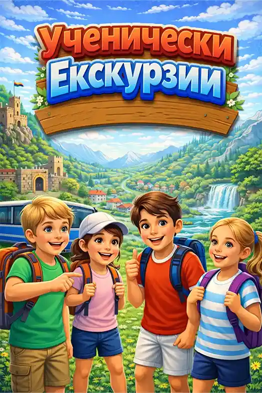 Ученически пътувания. Еднодневни екскурзии и екскурзии с нощувка.